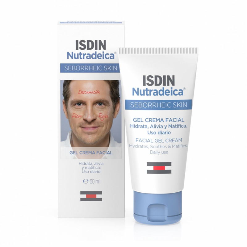 GEL CREMA FACIAL NUTRADEICA PIEL SEBORREICA 50 ML ISDIN