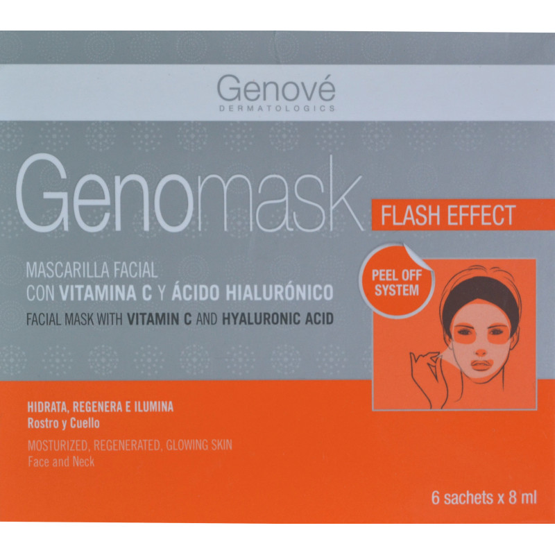 GENOMASK FLASH EFFECT 6 SACHETS X 8 ML GENOVÉ