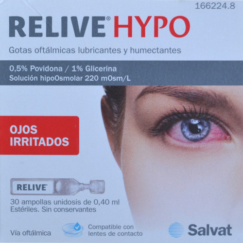 RELIVE HYPO 30 AMPOLLAS UNIDOSIS SALVAT