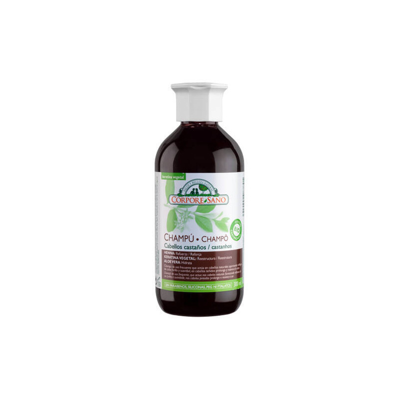 CHAMPÚ CABELLOS CASTAÑOS BIO 300 ML CORPORE SANO