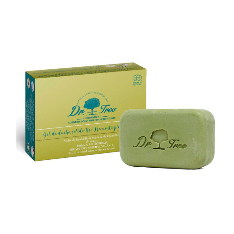 GEL DE DUCHA SÓLIDO USO FRECUENTE PIEL SENSIBLE ECOCERT 120 G DR TREE