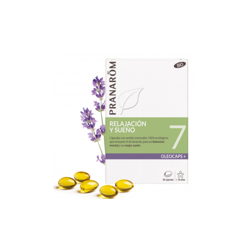 OLEOCAPS 7 RELAJACIÓN Y SUEÑO 30 CÁPSULAS PRANAROM