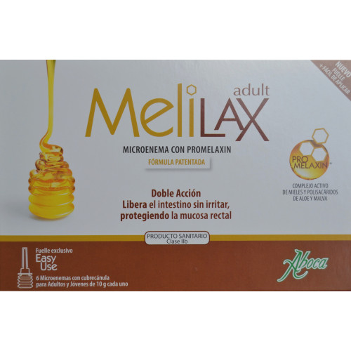 MELILAX ADULT 6 MICROENEMAS CON CUBRECÁNULA ABOCA