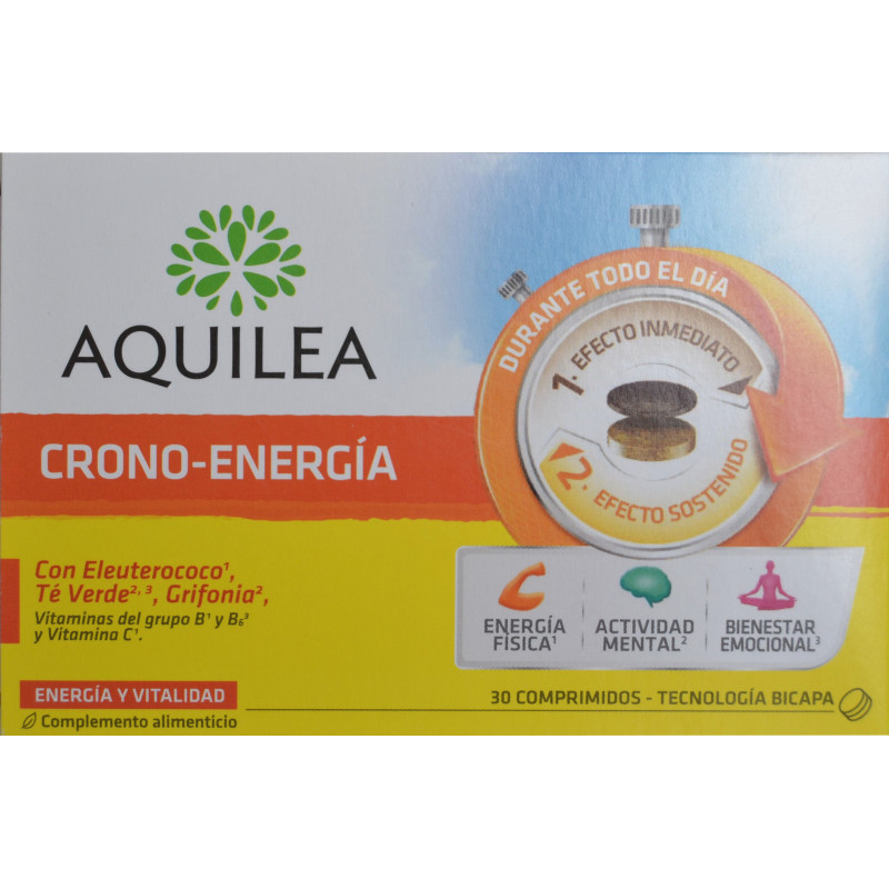 CRONO-ENERGÍA 30 COMPRIMIDOS BICAPA AQUILEA