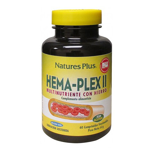 HEMA-PLEX II 60 COMPRIMIDOS FRACCIONABLES NATURESPLUS