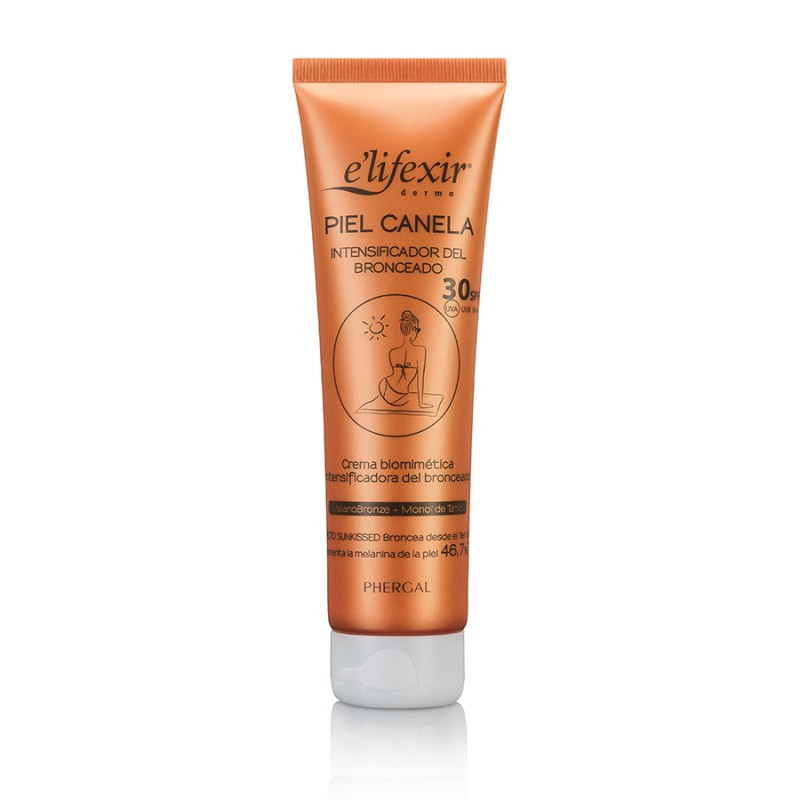 GEL INTENSIFICADOR DEL BRONCEADO SPF 30 PIEL CANELA E’LIFEXIR PHERGAL