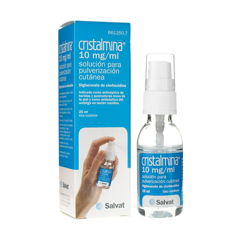 CRISTALMINA SOLUCIÓN PARA PULVERIZACIÓN CUTÁNEA 10 MG/ML 25 ML SALVAT