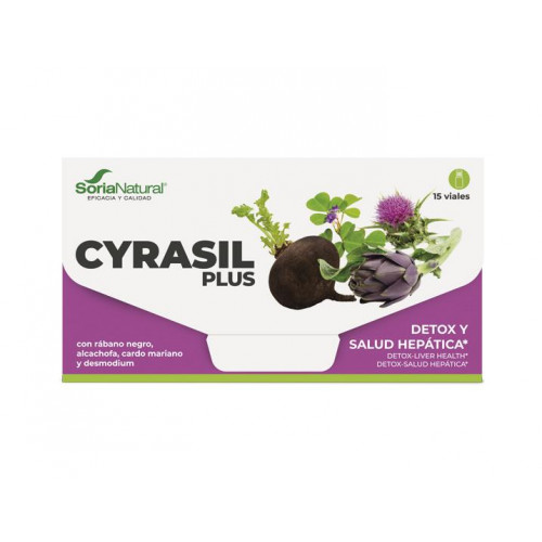 CYRASIL PLUS 15 VIALES DE 10 ML HOMEOSOR