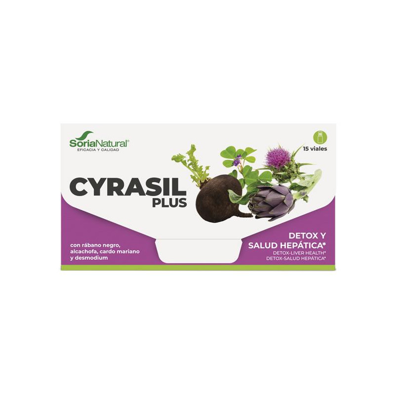 CYRASIL PLUS 15 VIALES DE 10 ML HOMEOSOR
