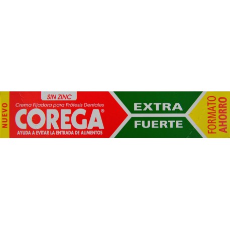 CREMA FIJADORA PARA PRÓTESIS DENTALES 70 G COREGA EXTRA FUERTE