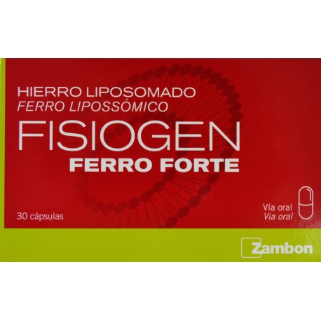 FISIOGEN FERRO FORTE 30 CÁPSULAS BIOFARMA