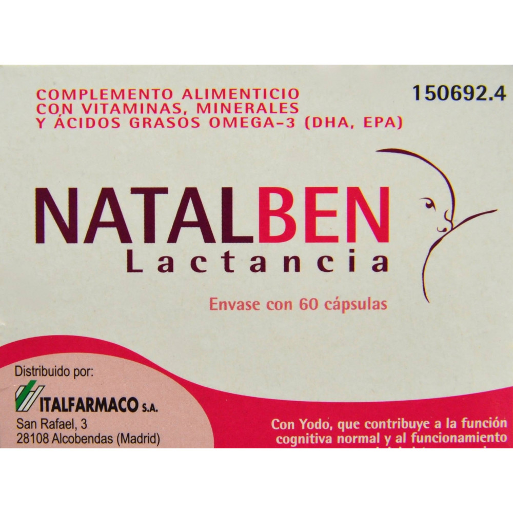 ITALFARMACO NATALBEN TWIN 30 CAPS : : Salud y cuidado personal