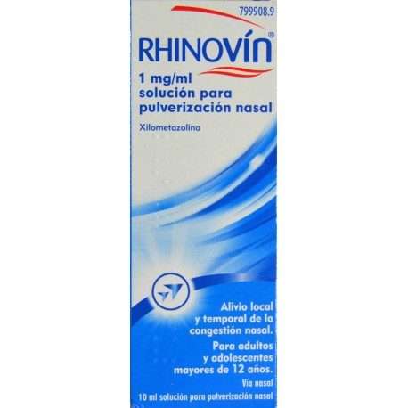 RHINOVÍN 1 MG/ML SOLUCIÓN PARA PULVERIZACIÓN NASAL