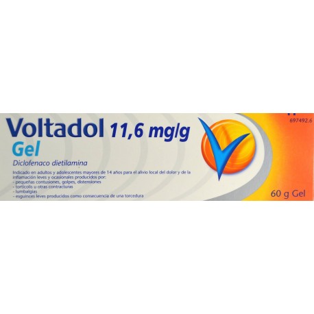 VOLTADOL 11,6 MG/ G GEL 60 G NOVARTIS
