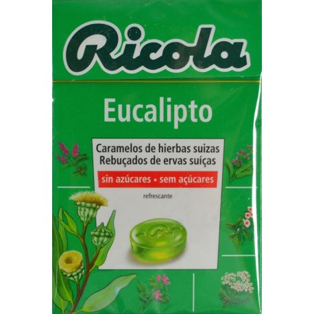 CARAMELOS EUCALIPTO SIN AZÚCAR RICOLA
