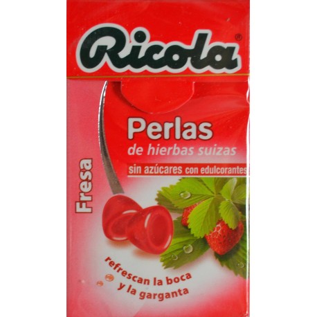 PERLAS DE HIERBAS SUIZAS FRESA RICOLA
