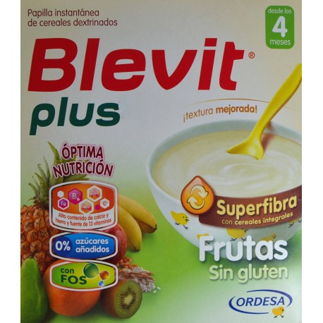 Blevit Plus Superfibra Frutas 600gr 