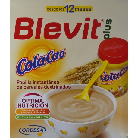 Blevit Plus Con Cola Cao 1 Envase 600 G