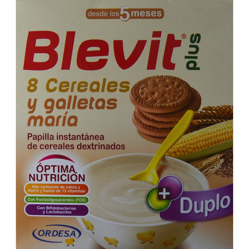 Nutribén Papilla 8 Cereales con Miel y Galleta Maria 600 g