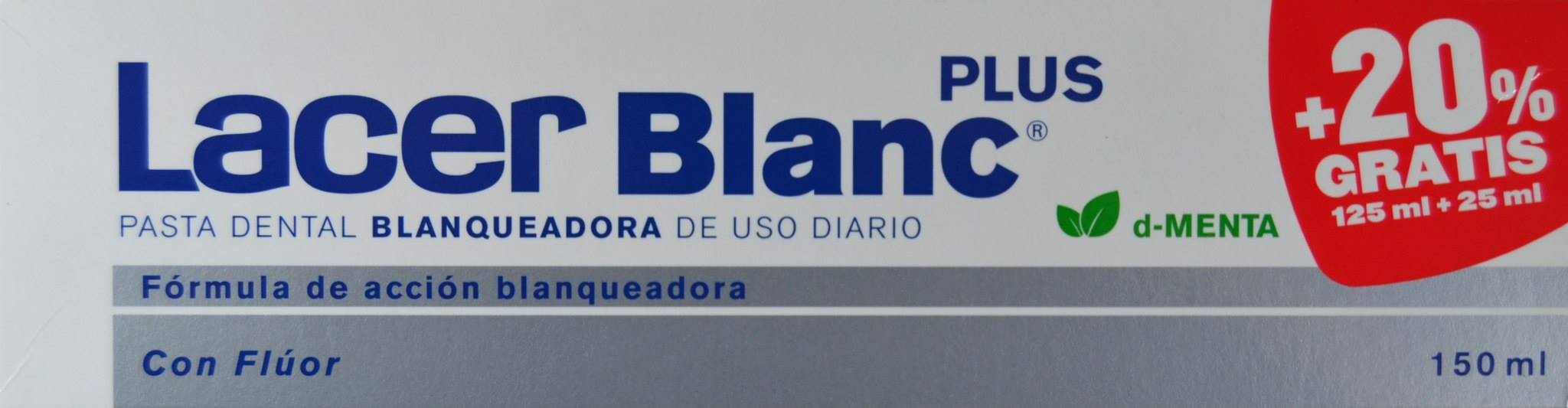 LACER BLANC PLUS FORMULA ACCION BLANQUEADORA 150 ML